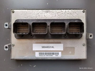 FREE PROGRAMMING-NO SKIM 2005 05 Jeep Wrangler TJ 4.0L AT ECU ECM PCM 56044531AL - Image 1 of 2