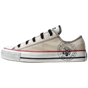 Converse Chucks EU 37,5 US 5 RAMONES Weiß Chuck Taylor All Star 113973 LO Punk - Bild 1 von 4