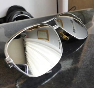 😎 Sehr Vintage 70er Jahre Herren verspiegelte Sonnenbrille absolut markenlos!! 60*14*120 🕶️ - Bild 1 von 9