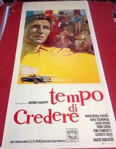 Tempo di credere 1962 Poster Orig. ITA RARITA' cm33x70 - Picture 1 of 1
