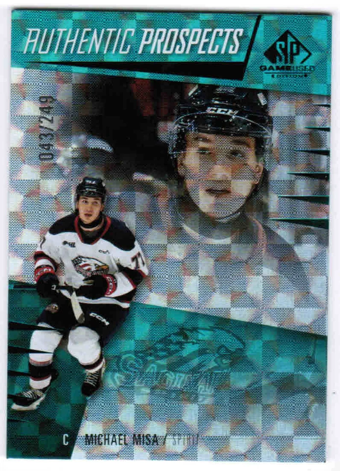 23/24 2023 CHL SP GAME USED AUTHENTIC PROSPECTS TEAL FOILBOARD CARDS U-Pick List - Image 1 of 1