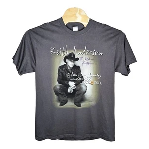 Von Keith Anderson signiertes T-Shirt Large Three Chord Country American Rock - Bild 1 von 14