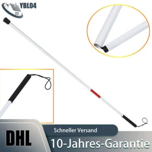 Blindenstock Gehstock Blindenlangstock für Sehbehinderte Walking Sticks Faltbar - Bild 1 von 7