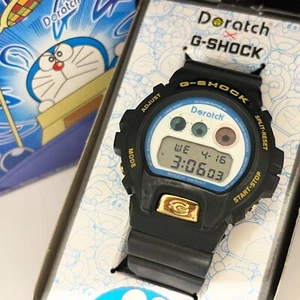 CASIO Doratch Doraemon G-SHOCK 25th Anniversary DW-6900 Wristwatch Excellent - Picture 1 of 11