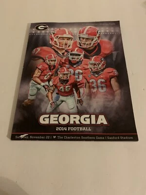 Georgia Bulldogs Football Program 11/22/14 2014 Charleston Southern Todd Gurley - Image 1 of 2