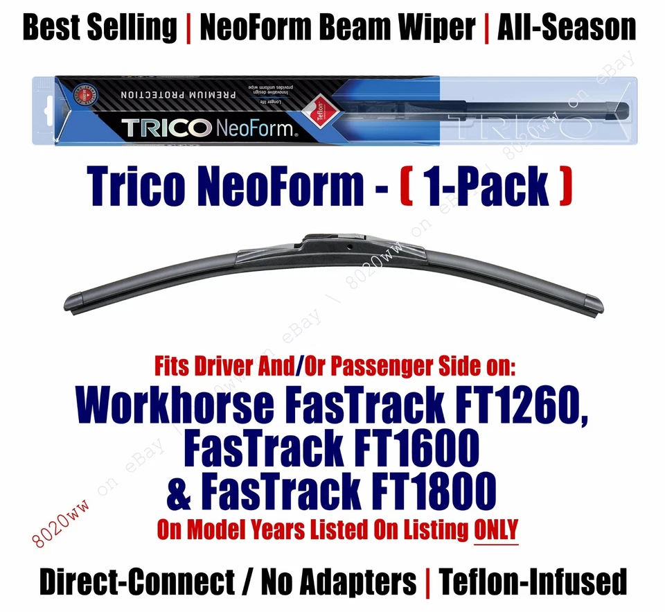 Cantidad 1 limpiaparabrisas NeoForm Super Premium compatible con Workhorse FasTrack FT1600 16160 2000-2001 Foto 1 de 1