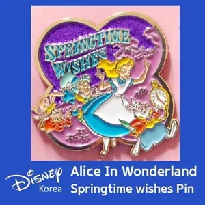 Disney Korea X Cineshop Alice im Wunderland Teatime Frühling Wünsche Pin - Bild 1 von 3