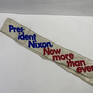 1968 Republican National Convention Richard Nixon Political Campaign Sash RNC - Picture 1 of 7