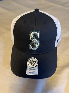 '47 Women's Seattle Mariners Navy Branson MVP Trucker Cap Hat OSFA New - Picture 1 of 1