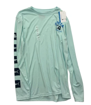 NUEVA Camisa Costa Del Mar Banner Como Nueva Manga Larga Grande Foto 1 de 2