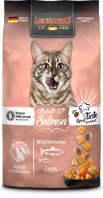 LEONARDO Adult Salmon GF 300g Katzenfutter Trockenfutter Katze getreidefrei - Bild 1 von 2