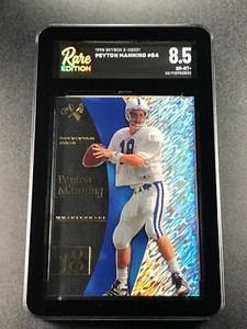 PEYTON MANNING 1998 SKYBOX E-X2001 #54 ACETATE FOIL ROOKIE RARE EDITION 8.5 RE