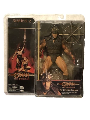 NECA TOYS:  CONAN THE BARBARIAN: PIT FIGHTER CONAN FIGURE, NEW 2008 - Image 1 of 4