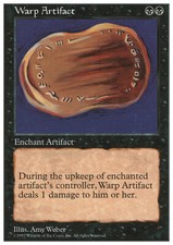 Magic the Gathering MTG Warp Artifact (204) Fifth Edition   NM