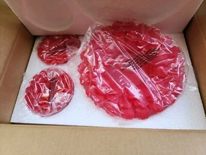 *New* HomeWorx By Harry Slatkin Farmstand Citronella? Berry? 3 Pc Candle Set Red - Picture 1 of 3