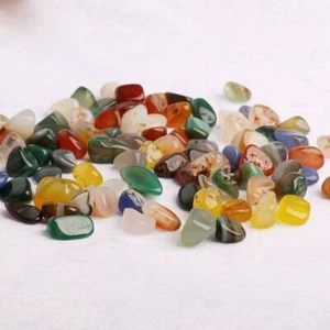 Style Gem Tumbled Stones 1 Bag Mixed Colorful Decoration Irregular Shape Stones - Picture 1 of 4