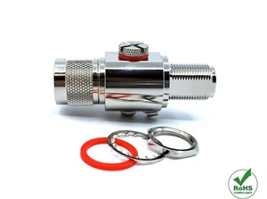 RF Coaxial Lightning Arrestor Surge Protector 3GHz N Male to N Female 230v - Picture 1 of 5