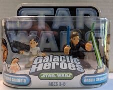 Galactic Heroes Star Wars Toy Padme Amidala/Anakin Skywalker Hasbro 2004 In Box