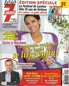 TELE 7 TAGE Nr. 2750 09.02.2013 Karine Le Marchand_The Voice 2_Plus belle la vie - Bild 1 von 1