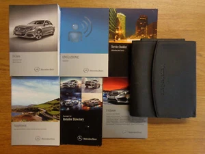 Mercedes Benz E Class Owners Handbook Manual and Wallet 13-16 - Picture 1 of 1