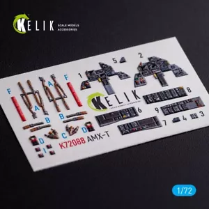 1/72 ResKit K72088 AMX-T interior 3D decals for Italeri kit - Picture 1 of 7