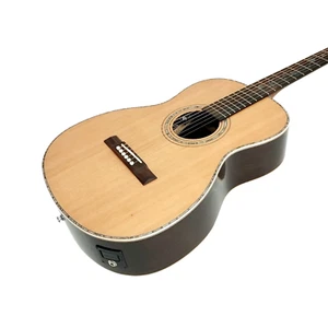 Haze Acoustic Guitar Parlor Body LotusCREQ - Picture 1 of 19