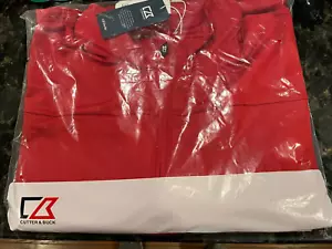 Cutter & Buck WeatherTec 1/3 Zip Pullover Red Size XXXL - Picture 1 of 3