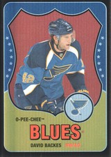 2010-11 O-Pee-Chee Hockey Retro Black Rainbow #163 David Backes 045/100