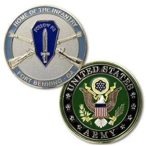 NUEVA Moneda Desafío Ejército de EE. UU. SF Aerotransportada Hogar de la Infantería Fort Benning, GA - Imagen 1 de 1