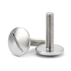 M2 M2.5 M3 M4 M5 M6 M8 304 Slotted Extra Large Head Screw Machine Bolt GB947 - Picture 1 of 2