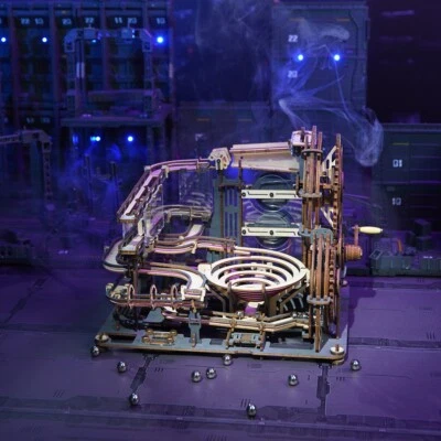 ROKR Marble Night City 3D Wooden Puzzle Games Assembly Waterwheel Model Toy Gift - image 1 of 4
