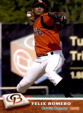 2007 Bowie Baysox Grandstand 25 Felix Romero Dominican Republic DR Baseball Card