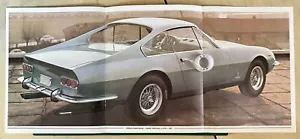 Rarissimo Poster FERRARI PININFARINA Coupe’ Speciale 4 Litri 1967 - Picture 1 of 2
