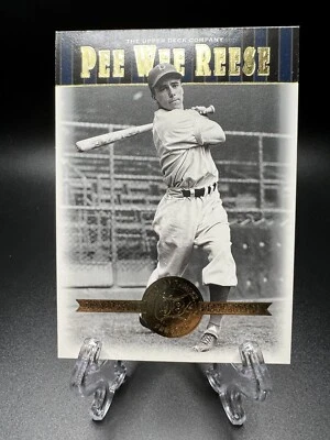 2001 Upper Deck Hall of Famers - #15 Pee Wee Reese Dodgers - Image 1 of 2