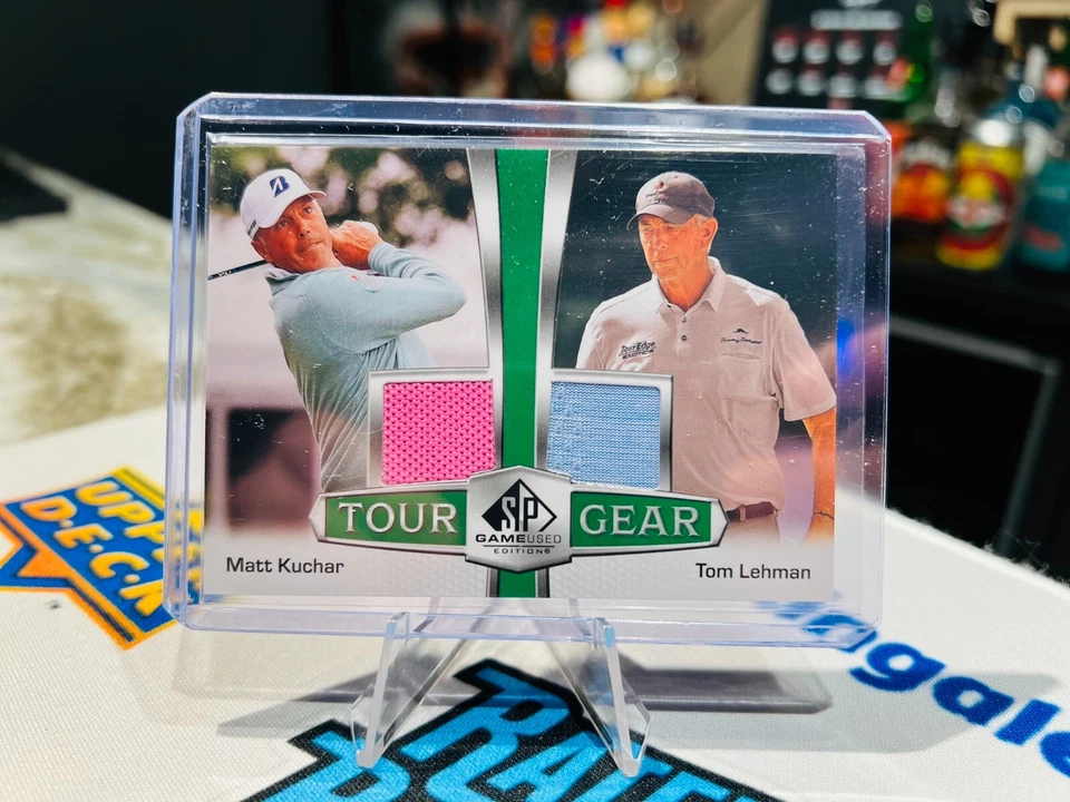 2024 Upper Deck SP Game Used Matt Kuchar & Tom Lehman Dual Relic Card #TG2-LK - Image 1 of 2