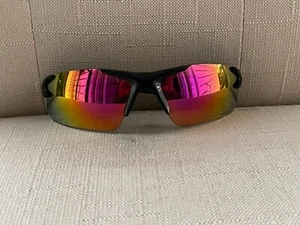 Rawlings Youth Boys Sunglasses Bladk Wrap Sport Eyewear Mirror Lenses - Picture 1 of 11