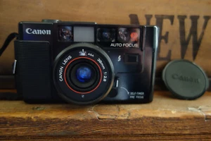 NEU! Canon AF35M, AF 35 M, + 2 Objektive, analoge Autofocus Kompaktkamera - Bild 1 von 10