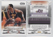 2009 Panini Prestige Bonus Shots Black Signatures /100 Adrian Dantley Auto HOF