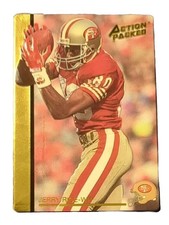 1992 Action Packed Jerry Rice #80 Rare Misprint Card 49ers NM-MT Or Better