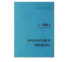 RL Drake 7000E Communications Terminal Brand New Original Instruction Manual - Picture 1 of 1