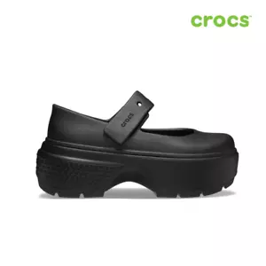 NEW CROCS STOMP MARY JANE 209939-060 BLACK - Picture 1 of 7