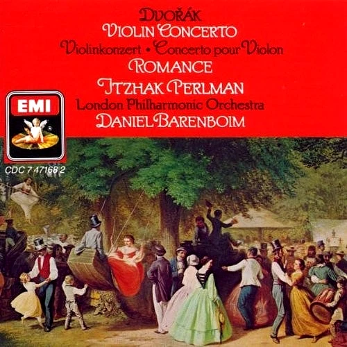 Dvorak Violin Concerto & Romance ITZHAK PERLMAN DANIEL BARENBOIM Original EMI CD - Image 1 of 1
