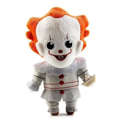 Pennywise The Clown From IT Phunny Plush 8" (2017 Movie) by Kidrobot/NECA - Image 1 of 2
