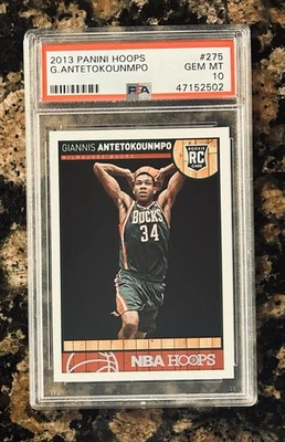 2013 Hoops Giannis Antetokounmpo #275 RC PSA 10 GEM MINT - Image 1 of 2