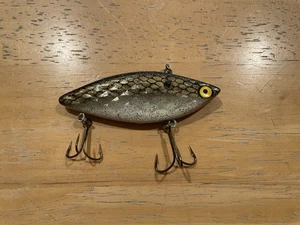 VINTAGE STRIKE KING DIAMOND SHAD KLAPPER ANGELKÖDER BRAUN GEPUNKTET SCHWARZ HELLBRAUN - Bild 1 von 4