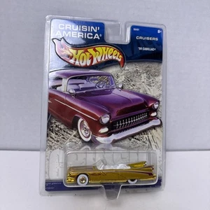 Cadillac Gold Real Riders 2001 Hot Wheels Cruisin America 1959 - Imagen 1 de 11