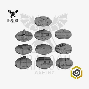 City Streets Base Toppers (32mm, x10) - Urban Basing - 40k & AoS Compatible - Picture 1 of 1