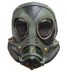 M3A1 Futuristic Gas WW2 40s Prohibitive Adult Mens Costume Gas Latex Mask - Picture 1 of 1