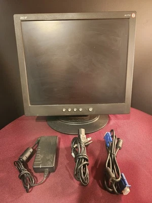 Acer AL1714b VGA LCD Monitor, Tested Working - Includes Power & VGA Cables - Image 1 of 4