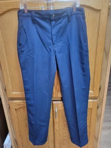 NWOT Navy Blue HRC-1 Work Pants By WorkRite Sz 32x31 Worn By Firemen. - Picture 1 of 15